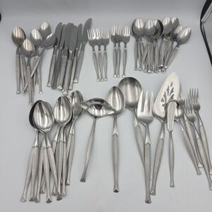 Stanley Roberts SPARTAN Stainless Flatware 74 Piece Set Japan